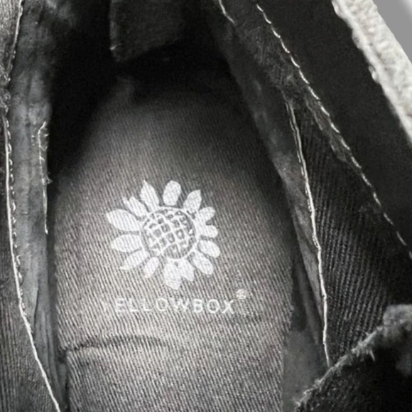 Like New 🌷 Yellow Box Women's Jaffa Charcoal Suede Strappy Ankle Boots - Picture 16 of 16